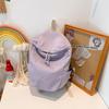 Bolsa de Tecido de Nylon Grande Capacidade Feminina Nova Primavera e Verão 2024 Leve Fresca Dobrável Mochila Bolsa Casual