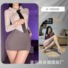 Lencería Sexy para Noctámbulos, Sexy Cos Secretaria, Uniforme para Pechos Pequeños, Tentación de Entrenamiento, Traje de Oficina Apasionado en la Cama, Dropshipping