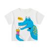 Ropa Infantil Transfronteriza Camiseta de Manga Corta para Niños Verano 2025 Nuevo Top de Dibujos Animados de Cocodrilo Ropa para Bebé Niño Dropshipping