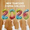 Versión Americana Adelgazante 16 Pulgadas 32 Pulgadas 40 Pulgadas Set de Globos Digitales de Papel de Aluminio 2026 Globo de Película de Aluminio Globo de Decoración de Año Nuevo