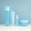 Conjunto de Produtos para Cuidados com a Pele Removedor de Maquiagem Garrafa PET Boca Larga Frasco de Creme Bomba para Loção Mangueira de Óleo Material de Embalagem Frasco de Óleo Essencial