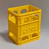Caja de Almacenamiento de Baterías Apilable Estilo Marco de Cerveza Impresa en 3D para Baterías Aa, Aaa, 18650, 21700, 9V