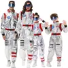 Disfraz de Halloween para Hombres y Mujeres, Padres e Hijos, Adultos y Niños: Traje espacial de Wandering Earth Piloto Cos Traje de Astronauta