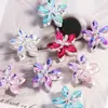 Aleación Doble Capa Ojo de Caballo Flor de Cinco Pétalos Pedrería Agujero Recto Cuentas Venta al por Mayor Accesorios para Llavero de Teléfono Collar Cadena de Bolso DIY