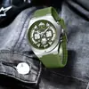 Recompensa Reloj Casual de Moda para Hombre Estilo Europeo y Americano Multifuncional Luminoso Impermeable Cronógrafo Deportivo Venta al por Mayor