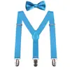 65cm Traje de Tirantes para Niños Tirantes Clip de 3 Puntas Clip Redondo de Goma Retorcida Accesorios para Ropa de Actuación