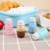 Mini Botella Portátil para Salsa Bento Japonés Salsa para Ensalada Salsa de Tomate Sub-botella Plástico Condimento Exprimir Salsa
