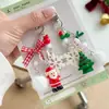 Punto Original Nuevo Cadena Colgante de Teléfono Móvil con Cuentas de Papá Noel Llavero de Árbol de Navidad Colgante de Bolsa de Copo de Nieve