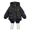 Chaqueta para niño chaqueta infantil primavera y otoño estilo occidental abrigo ropa de primavera para bebé estilo callejero con capucha ropa para niño con capucha