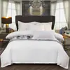 Conjunto de Roupa de Cama para Hotel e Pousada de Quatro Peças, Linho Branco Puro, Roupa de Cama de Hotel, Cobertor Duvet Atacado