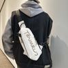 Bolsa de Peito de Marca da Moda Bolsa Masculina Bolsa Transversal Distinta Nova Esportiva Lazer Moda Pequena Zhong Zhong Rui Ying Bolsa Pequena Leve