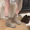 Couro Genuíno Aumento Interno de Altura Solado Grosso Cobertura Total Sapatos Birkenstock Femininos 2026 Outono Novo Estilo Versátil Slip-on Sapatilhas Mocassins