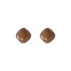 Serie de colores Maillard ~ otoño e invierno Nuevos pendientes populares para mujeres en nicho, pendientes de diseño simple, versátiles y de alta gama