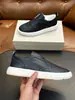 Zapatos casuales de cuero liso estilo europeo y americano, color STN, suela naranja a color, suela gruesa, múltiples estilos, zapatos slip-on para hombre transfronterizos