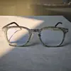 Montura de Espejo de Cuerno de Sándalo Natural de Gama Alta Retro para Negocios, Moderna, Ligera, Lujosa, Cómoda y Amigable con la Piel, Se Puede Combinar con Lentes para Miopía