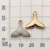 Atacado do Fabricante Pingentes Pequenos de Liga Metálica com Gotejamento de Óleo Charms para Pulseira Colar Cauda de Sereia Desenho Animado Acessórios para Joias DIY