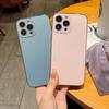 Adecuado para Apple 16 Original Color Advanced Sense Phone Case Frosted Thin iPhone15promax Anti-huellas 12 Plating
