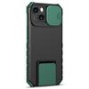 Funda para teléfono móvil iPhone 12 Pro Max con soporte deslizante resistente a caídas dos en uno Apple 13 color de contraste XR funda protectora