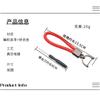 Cross-border hot mining trançado corda carro chaveiro simples chaveiro carro joias personalizado pingente presente masculino atacado