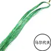 Comercio Exterior Europeo y Americano Extensiones de Cabello Sin Costuras con Hilo Dorado Láser Trenzas Postizas Mascota Seda Brillante Juego de Pinzas de Colores Esponjoso