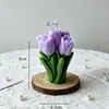 Processamento Personalizado de Buquês de Tulipas, Velas Perfumadas Moldadas DIY, Presentes Atmosféricos para o Dia dos Namorados, Decorações de Mesa