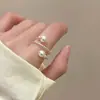 Anillo de Plata de Ley S925 para Mujer 2025 Estilo Nuevo Estilo Simple Nicho Gama Alta No se Desvanece Anillo para Dedo Índice Anillo Personalizado