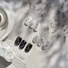 Pegatinas de Manicura Transfronterizas Finas y Resistentes, Pegatinas de Uñas Simples Populares, Material de Mármol de Alta Gama Ultra-Fino sin Rastro