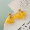 Pendientes Súper de Hada con Borlas Florales, Pendientes Frescos y Elegantes Estilo Bosque, Pendientes de Nicho de Gama Alta al por Mayor para Mujeres