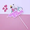 Decoración para hornear Tanabata Día de San Valentín Enchufe de Amor 1 Paquete Decoración para Pastel para el resto de mi vida Te amo Bandera para Pastel de Cumpleaños