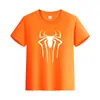 Camiseta de Algodão de Manga Curta Cor Sólida Verão Transfronteiriça Roupas Infantis Meia-manga Roupas Pai e Filho Roupas de Classe Camiseta Básica com LOGO Estampado