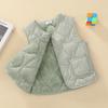 Colete de Algodão com Forro de Fleece Infantil, Colete Espesso Quente de Inverno para Meninos e Meninas, Colete de Bebê para Outono e Inverno, Roupa de Bebê Classe A para Recém-Nascidos