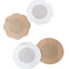 Almofadas de Seio Descartáveis de Cetim, Anti-Suor e Anti-Exposição, Almofadas de Seio de Silicone Universais para Homens e Mulheres, Almofadas de Mamilo Ultra-Finas Anti-Amassado