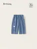 Ropa de Otoño Temprano Bangxuan para Niños Ropa Casual para Niños Conjunto de Dos Piezas con Sudadera a Rayas para Bebés y Niños Pequeños Conjunto de Jeans para Niños
