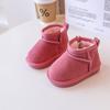 Sapatos de Algodão Antiderrapantes para Meninos Inverno Novo 1-3 Anos Botas de Neve Espessadas Forradas com Lã para Crianças Botas de Manter Aquecido para Meninas Sapatos de Bebê