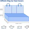 Alfombrilla para Perro de Coche, Alfombrilla para Asiento Trasero de Mascota, Alfombrilla de Doble Propósito para Asiento Trasero de Coche para Mascotas, Alfombrilla de Viaje para Mascotas de Perros Pequeños
