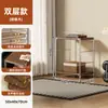 Mesa de centro, mesa auxiliar de sofá, mesa auxiliar de sala de estar, mesa de rincón retro, estante de almacenamiento de pie para balcón, estantería de almacenamiento de múltiples capas