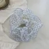Floresta de Bolhas Arco-Íris Hortênsia Doce Fresca Elástico de Cabelo Floral Acessório de Cabelo Scrunchie Francês Suave de Alta Qualidade