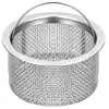 Filtro de malla para fregadero de cocina, jaula, desagüe, fregadero, lavabo para verduras, basura, tapón de drenaje ajustable, red, doméstico