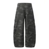 Nuevos 2026 Moda Urbana Americana Floral Oscuro Cintura Media Ropa de Trabajo Pantalones Casuales Pantalones Camuflaje Cimitarra Suministro Directo al por Mayor 34