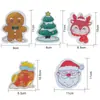 Esponja de Limpeza com Estampa de Natal Ferramenta Mágica para Lavar Louça Desenho Animado Fofo Removedor Mágico de Manchas para Limpar Panelas e Pratos