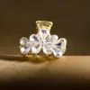 Exquisito Pasador Pequeño de Cristal para el Cabello para Mujer 2025 Nuevo Pasador para Flequillo de la Frente Mini Pasador de Princesa Pinza Superior