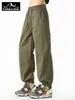 Pantalones Casuales Sueltos de Trabajo para Hombre Explorer para Deportes al Aire Libre Primavera y Otoño Nuevo Estilo Pantalones de Montañismo con Cordón y Puños para Hombre