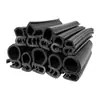 Tira de Sellado de Goma Burbuja Lateral Burbuja Superior en Forma de U Tira de Sellado a Prueba de Polvo e Impermeable para Gabinete de Motor Tira de Tarjeta Tira de Goma Compuesta EPDM