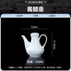 Jingdezhen Porcelana de Alta Brancura Cor Sob Esmalte Cerâmica Louça Branco Puro Tigela de Arroz Prato Prato Casa 2025 Novo Tigela de Salada
