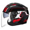Capacete GXT Capacete de Motocicleta Masculino Carro Elétrico Lente Dupla Capacete Meio Capacete Feminino Verão Quatro Estações Meio Coberto G708