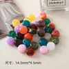 Contas acrílicas de alta qualidade, contas irregulares de imitação de jadeíta, contas soltas para pingentes de bolsa DIY, chaveiros, correntes de celular, acessórios para sapatos e roupas