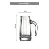 Dispensador de Vino de Cristal de Gama Alta al por Mayor, Contenedor de Vino de 100 ml de Capacidad, Dispensador de Vino Vertical Acanalado de Uno a Dos para Uso Comercial