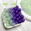 Cuentas de Uva que Cambian de Color Colgante DIY Cuentas que Cambian de Color con UV Adorno Colgante para Coche Tejido Llavero Colgante para Bolsa Colgante para Teléfono