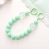 Nueva pulsera de mano colorida de sirena con cuentas diy colgante de conejo cuentas degradadas colgante decorativo para vaso de agua de estudiante