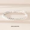 Pulseira cauda de Fênix em Prata S925 feminina design nicho brilhante menina estrelada pulseira versátil de celebridade da internet S4228